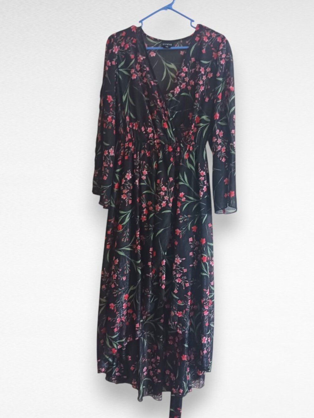 Sparling Black Floral Dress